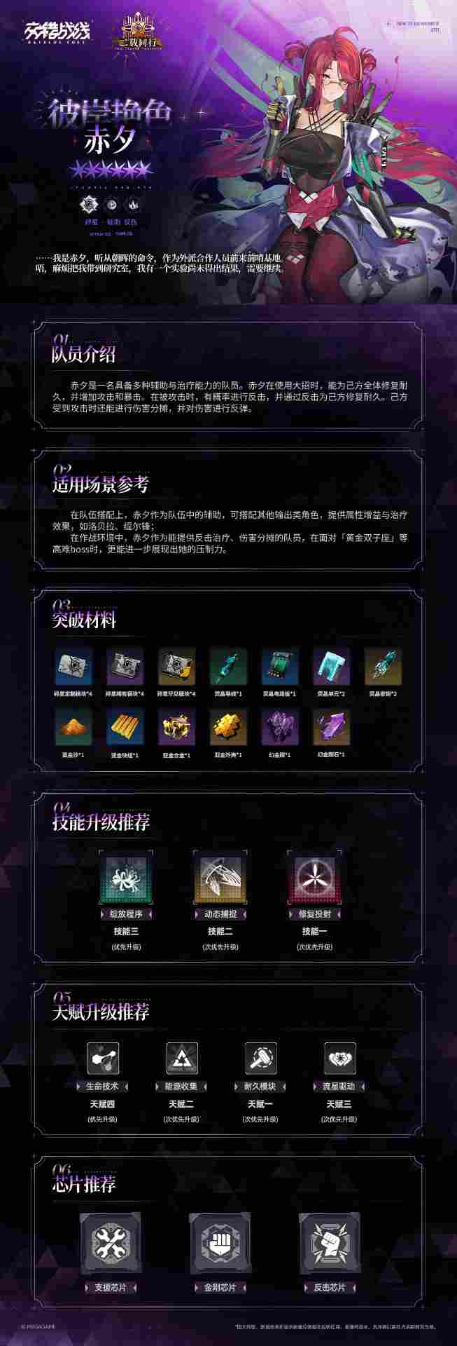 交错战线养成计划 ——「彼岸艳色」赤夕(图1)