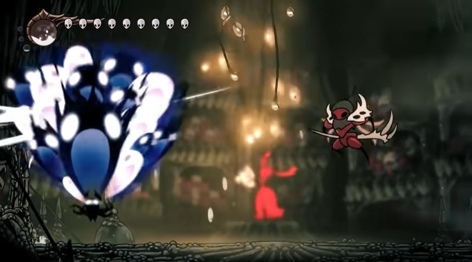 国人作者发布《丝之歌》小骑士mod：圣巢一哥纺络旅游截图