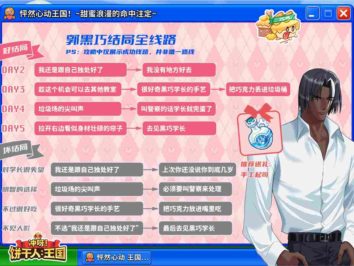 冲呀！饼干人：王国怦然心动全角色he+be达成攻略(图2)