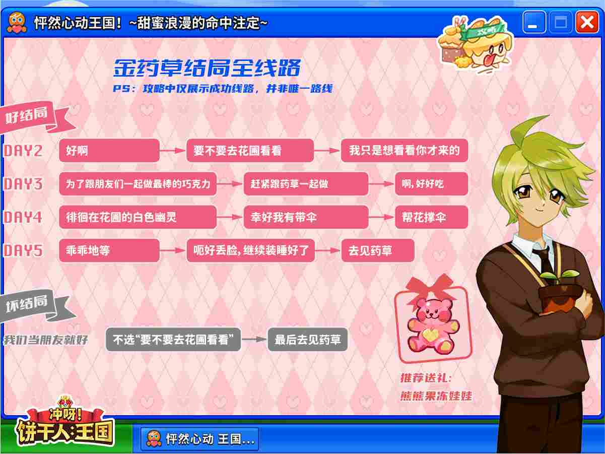 冲呀！饼干人：王国怦然心动全角色he+be达成攻略(图5)