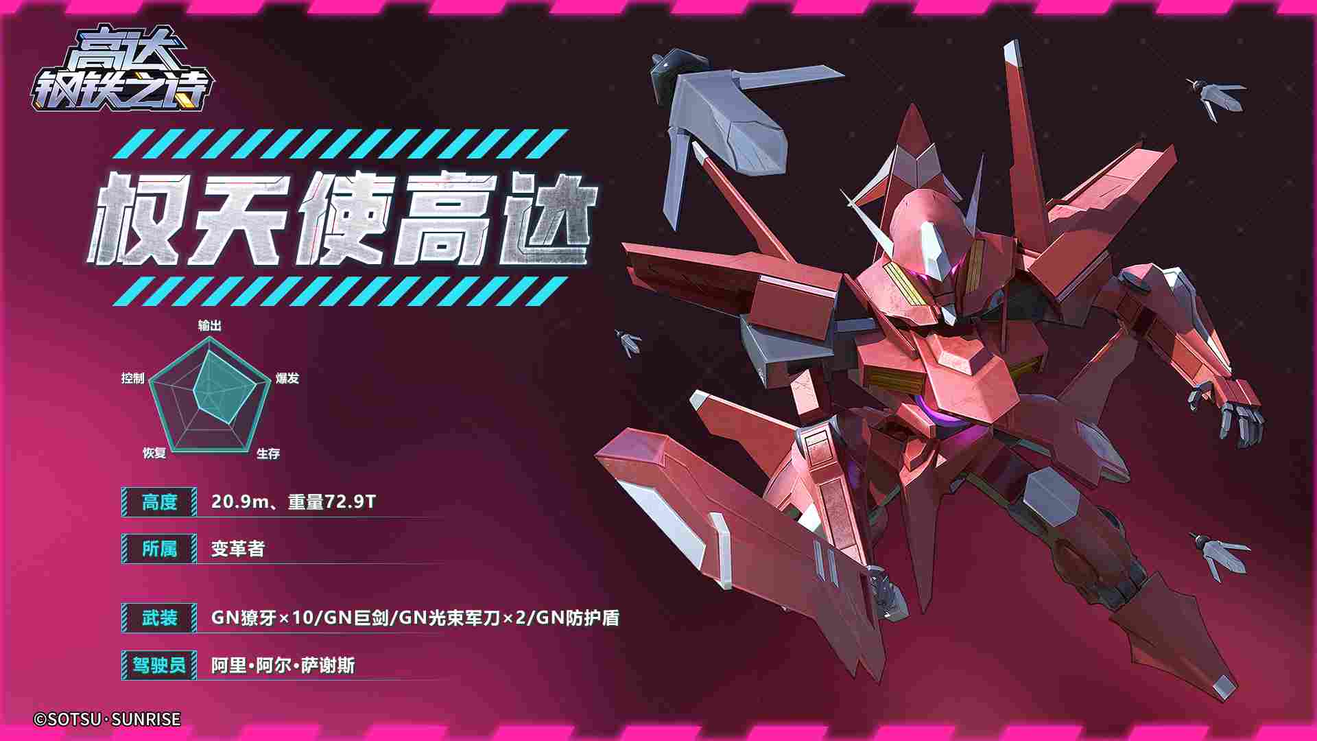 高达钢铁之诗机体博物馆丨权天使高达