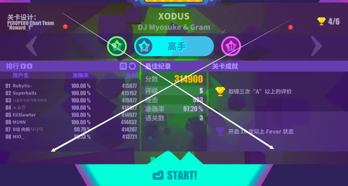 喵斯快跑喵斯快跑MUSE DASH所有隐藏谱面隐藏曲目解锁方式汇总(图47)