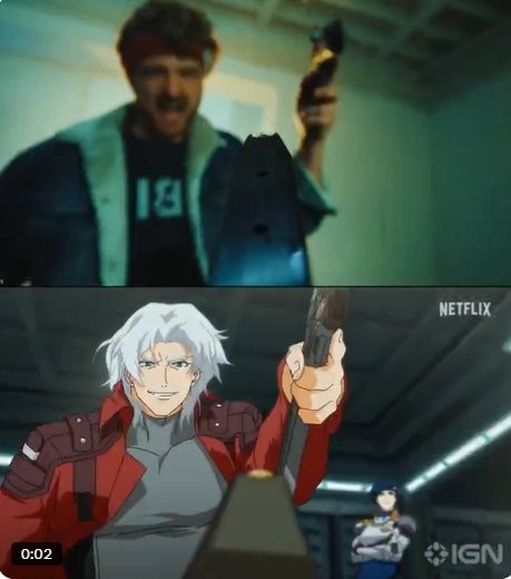 网飞《鬼泣》第二季动画先导预告发布 但丁需要换弹？