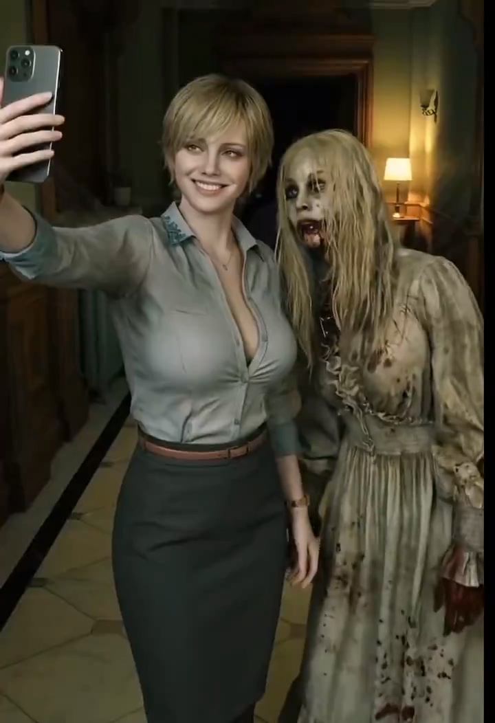 《生化危机9》AI视频：性感雪莉找每一个人合影