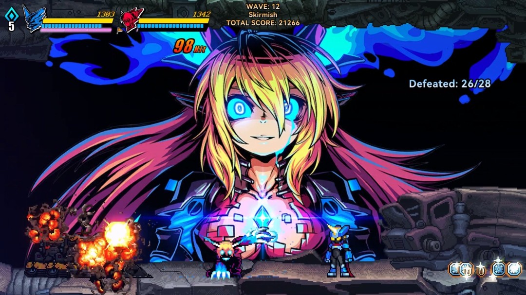 极致手感 X 复古像素 《超合金冲击》现已爆爽来袭Steam！