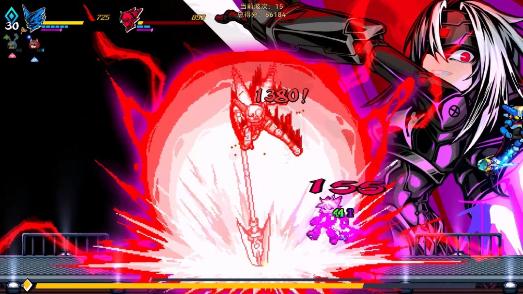 极致手感 X 复古像素 《超合金冲击》现已爆爽来袭Steam！