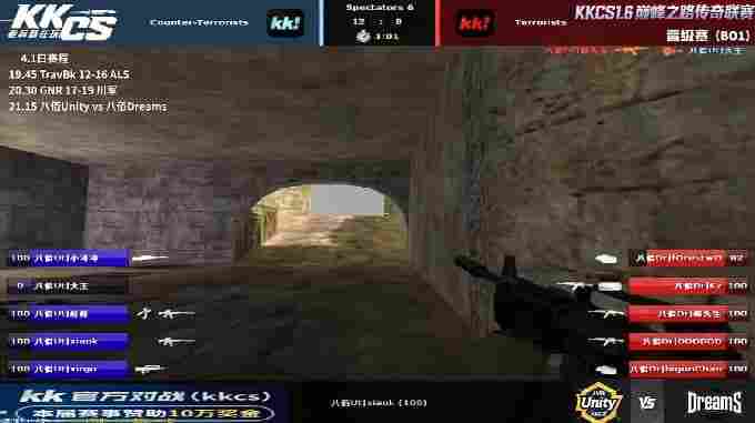 KK官方对战平台CS1.6传奇联赛瑞士轮收官：八强席位即将揭晓