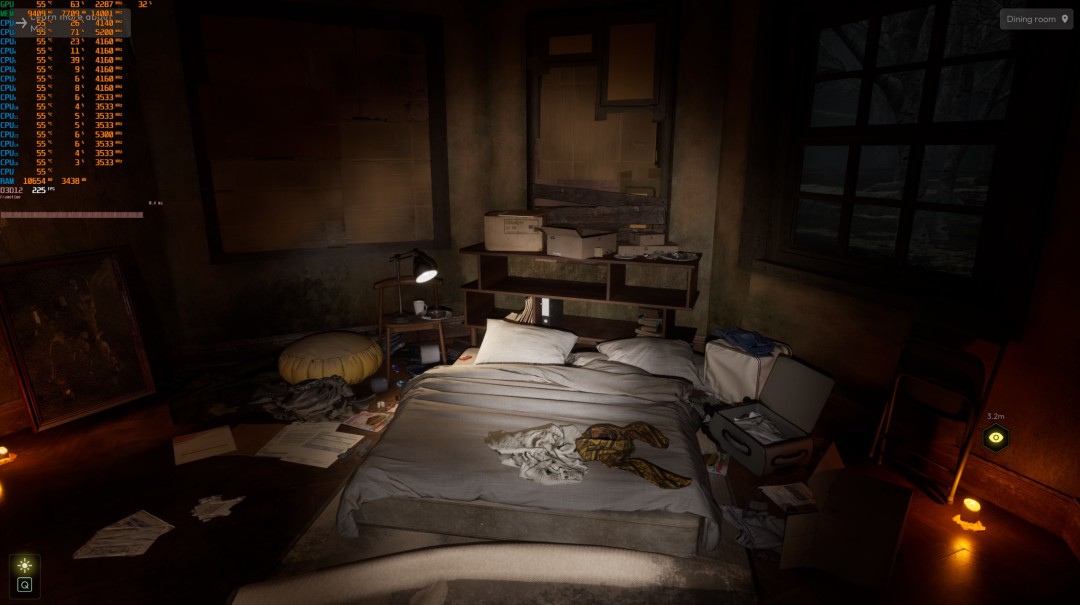 《克苏鲁：恐怖深渊》PC性能评测 1080P至少需RTX 3080